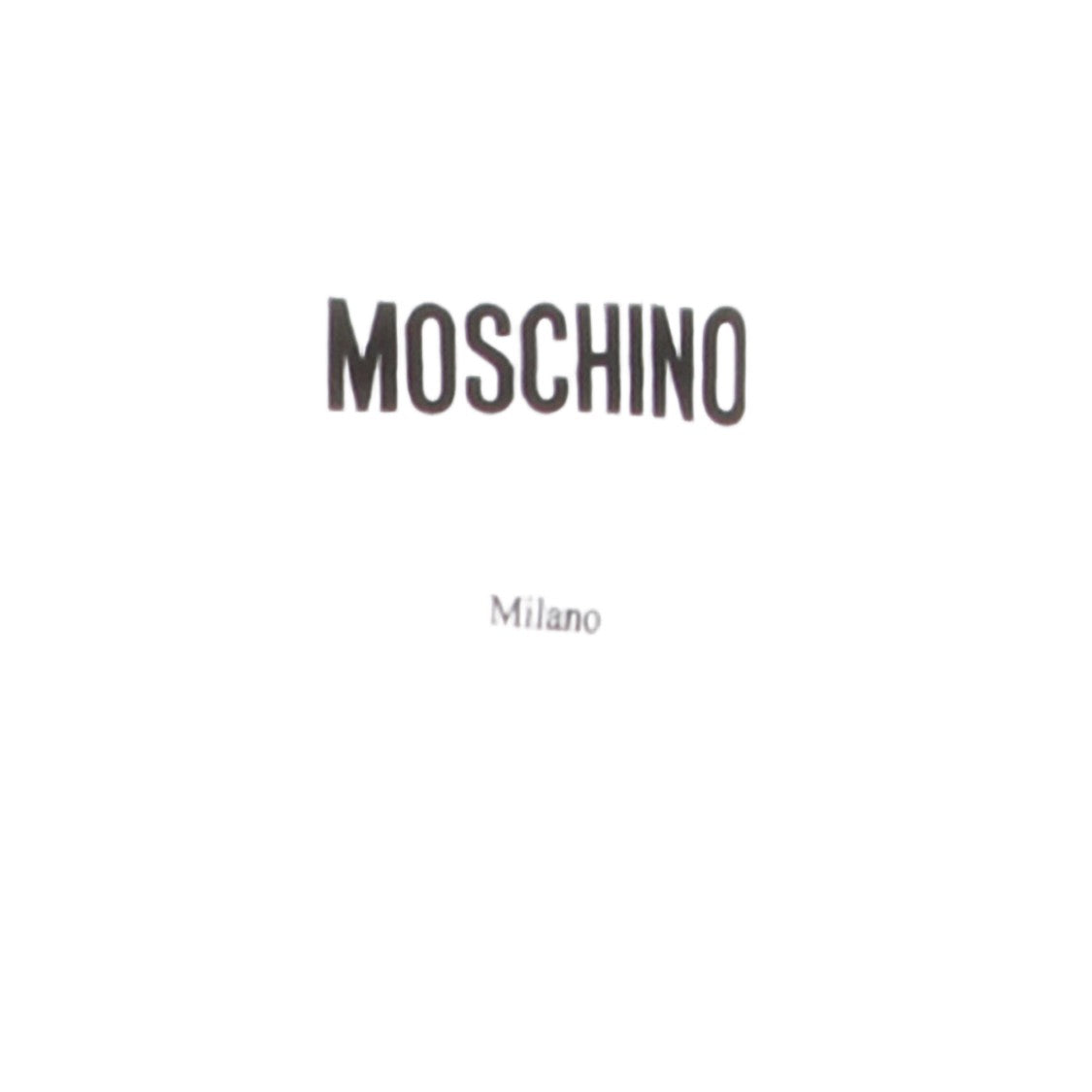 Moschino Short-Sleeve T-Shirt With Denim Print Hem