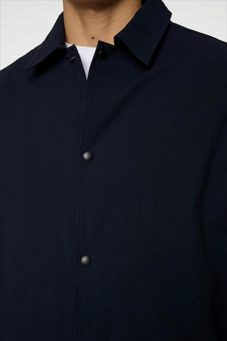J Lindeberg Blue Jacket With Straight Silhouette