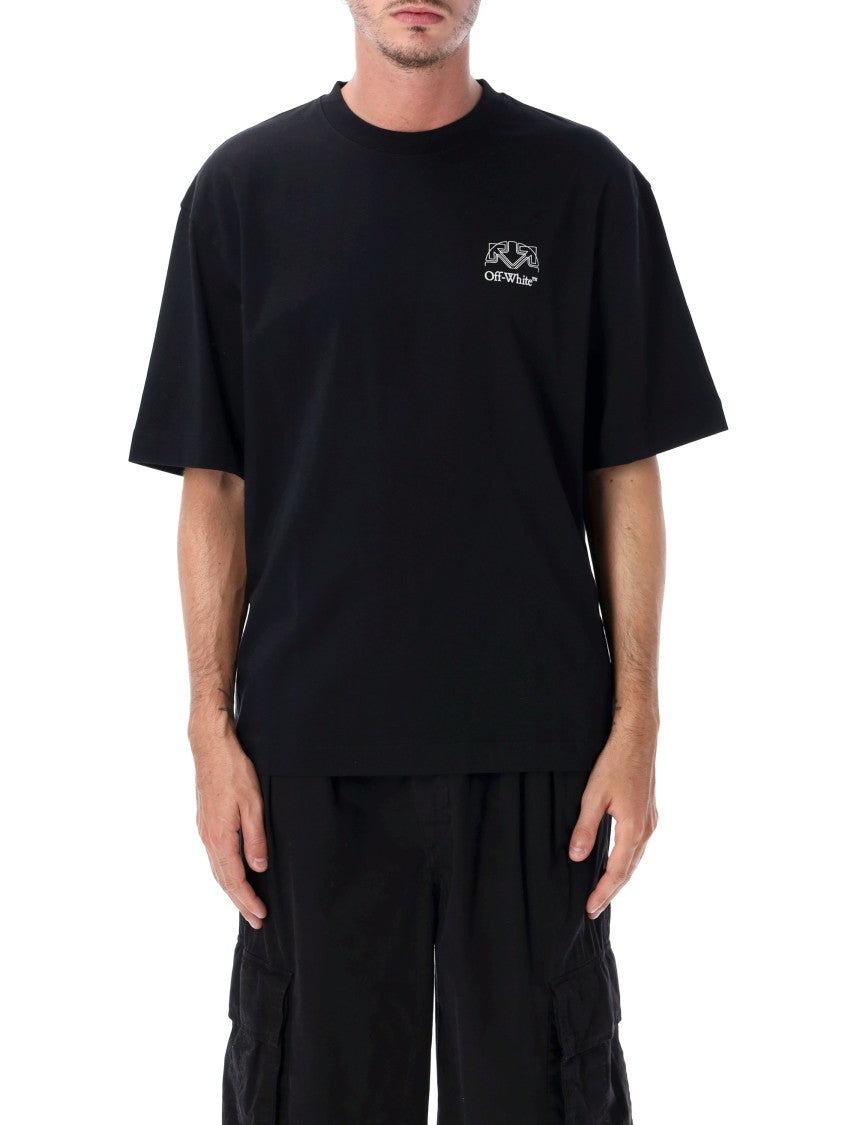 Off-White Offline Half Arrow Skate Cotton T-Shirt