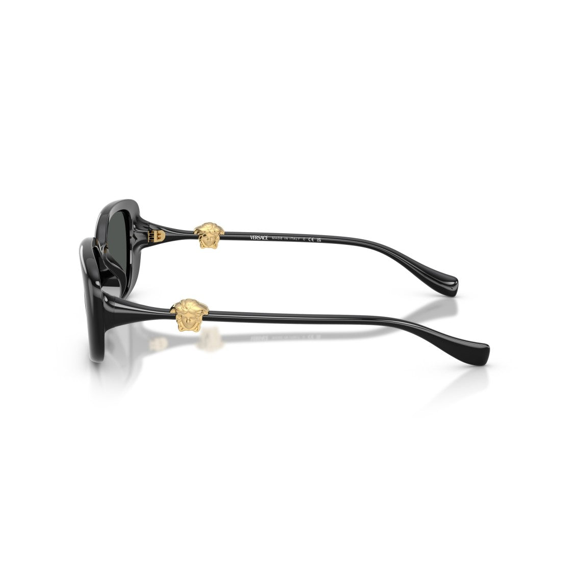 Versace 0Ve4504d Rectangular Black Sunglasses
