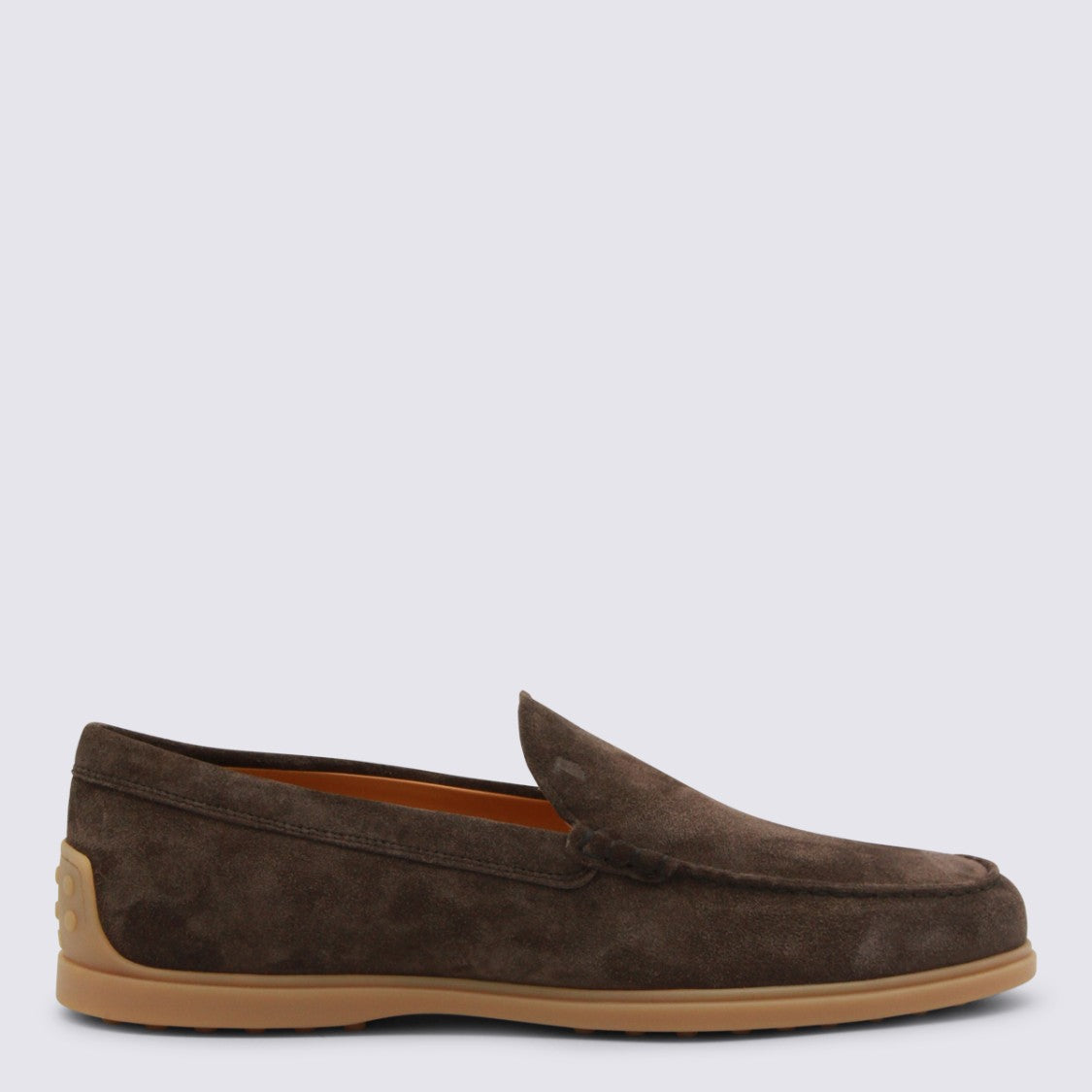 Tod's Dark Brown Leather Loafers