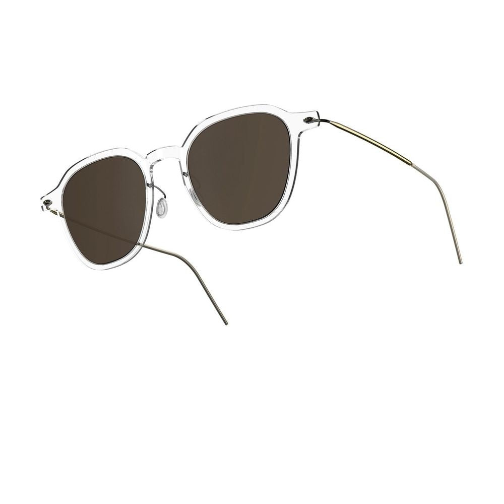 Lindberg Lindberg Sun Titanium 8348 C01/Colour Gt/Sl111 Crystal Geometric Frame Sunglasses