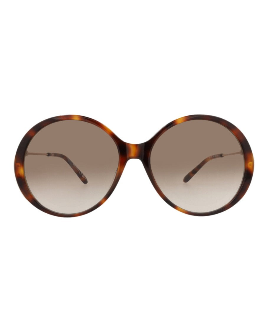 Chloé Round-Frame Recycled Acetate Sunglasses