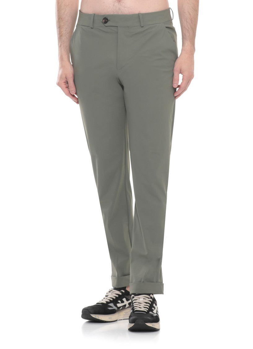 Rrd Green Surflex Chino Straight-Leg Pants