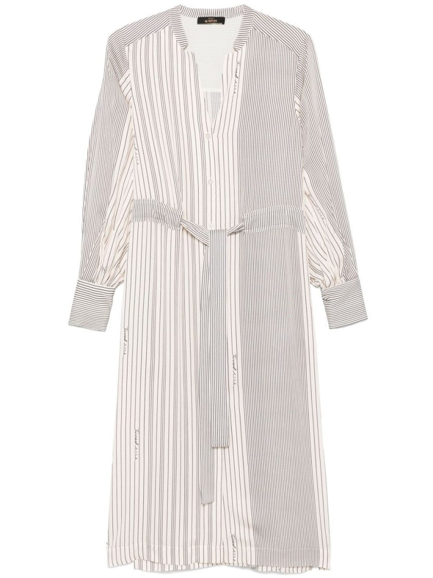 Twin-Set Ecru Midi Dress