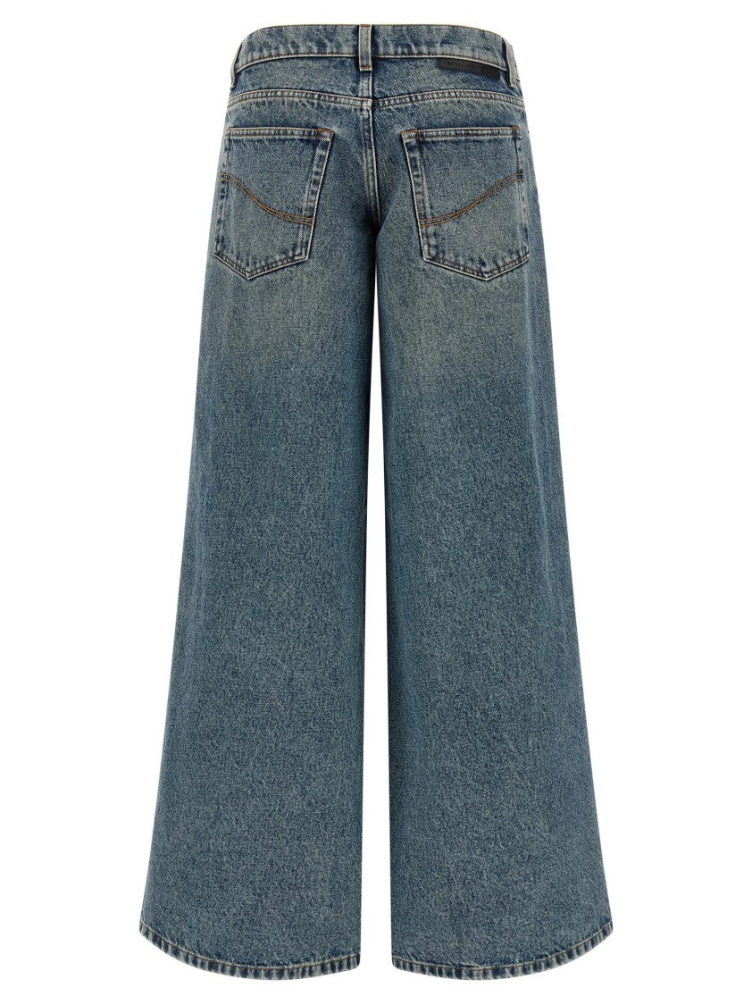 Stella Mccartney Wide-Leg Denim Jeans
