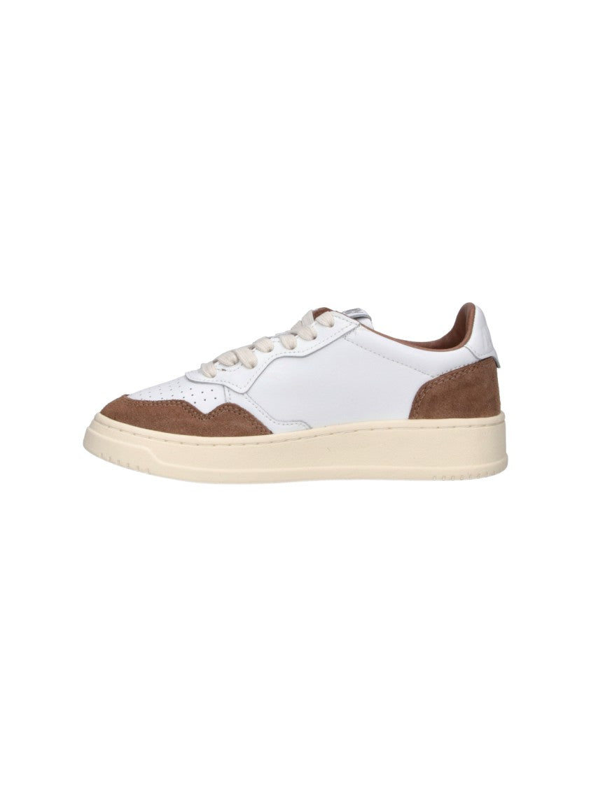 Autry Low-Top Sneakers With Suede Overlays