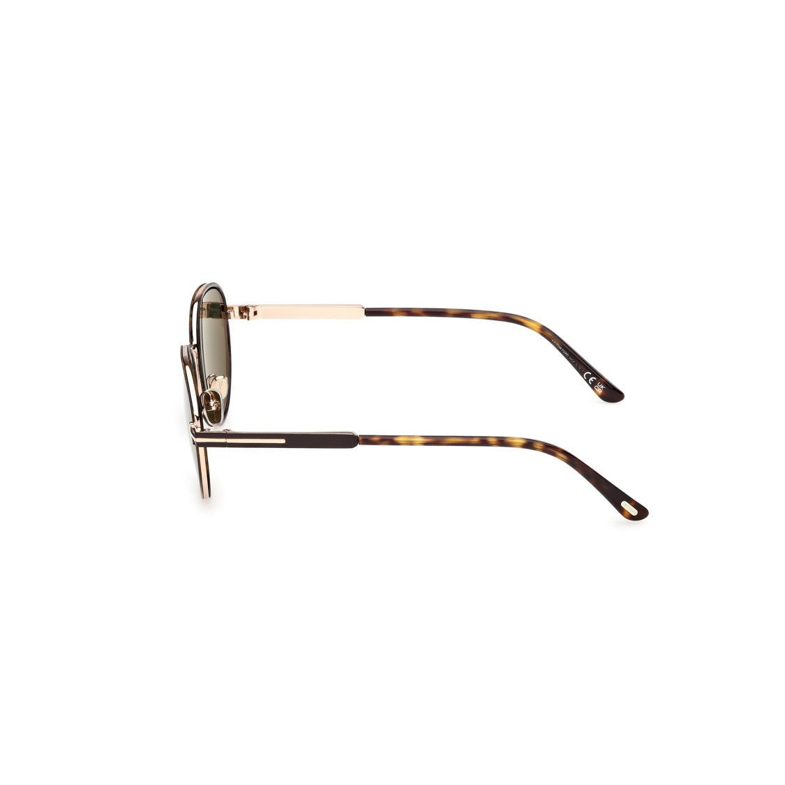 Tom Ford Ft1339 Round Green Lens Sunglasses