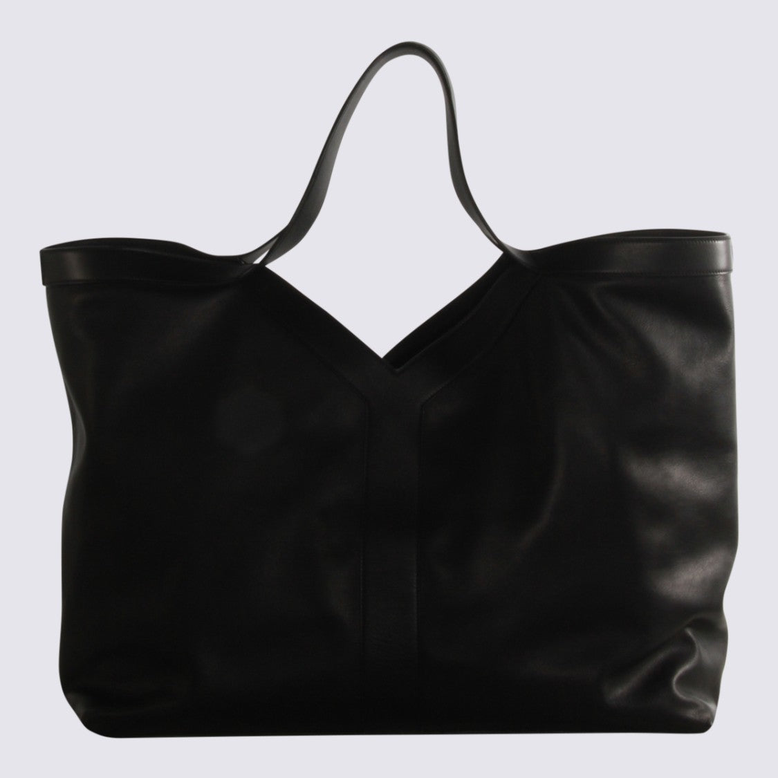 Saint Laurent Large Tote Bag With Minimalist Design And V-Shaped Seam