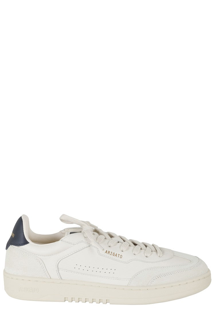 Axel Arigato Dice T Toe Cream Blue Leather Suede Sneakers