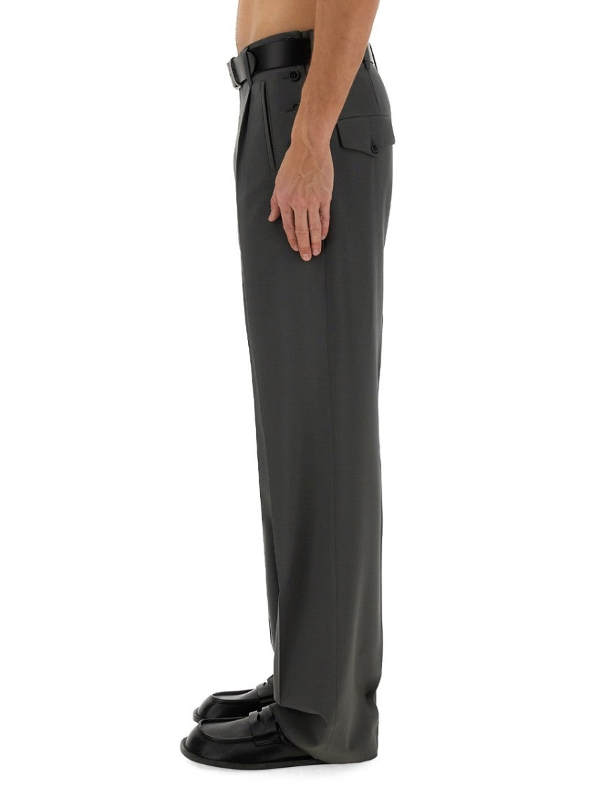 Moschino Tailored Grey Wool Pants