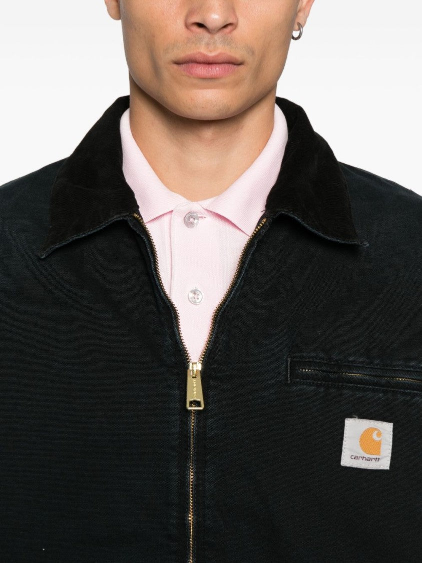 Carhartt Wip Brown Corduroy Collar Canvas Jacket