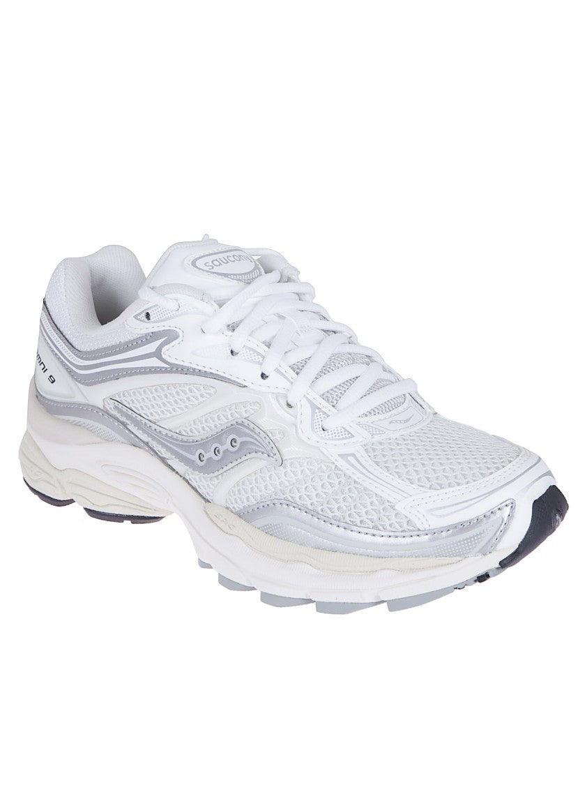 Saucony Technical Fabric And Leather Sneakers With Iconic Logo Accents