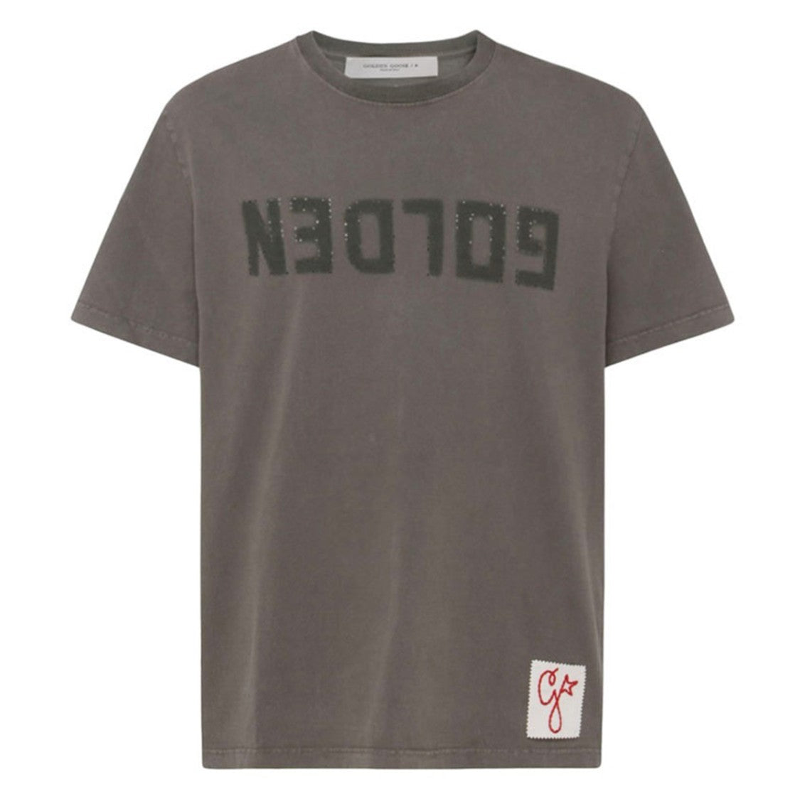 Golden Goose Dusty Olive Cotton T-Shirt