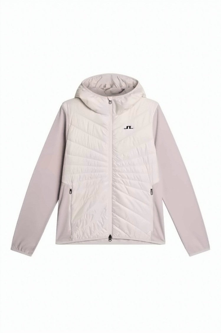 J Lindeberg Lightweight Quilted Jacket With Hood