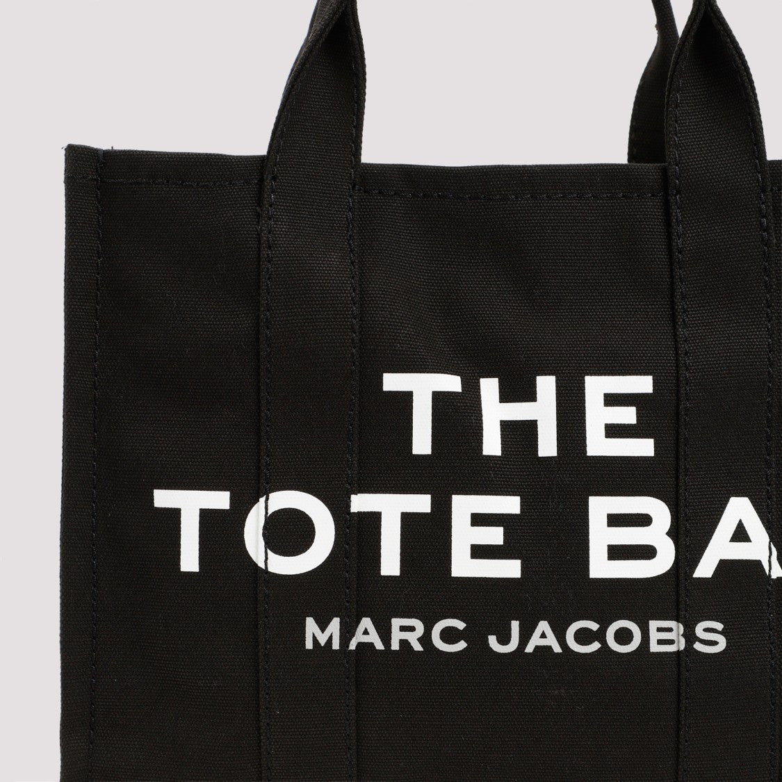 Marc Jacobs Black Cotton The Small Tote Bag