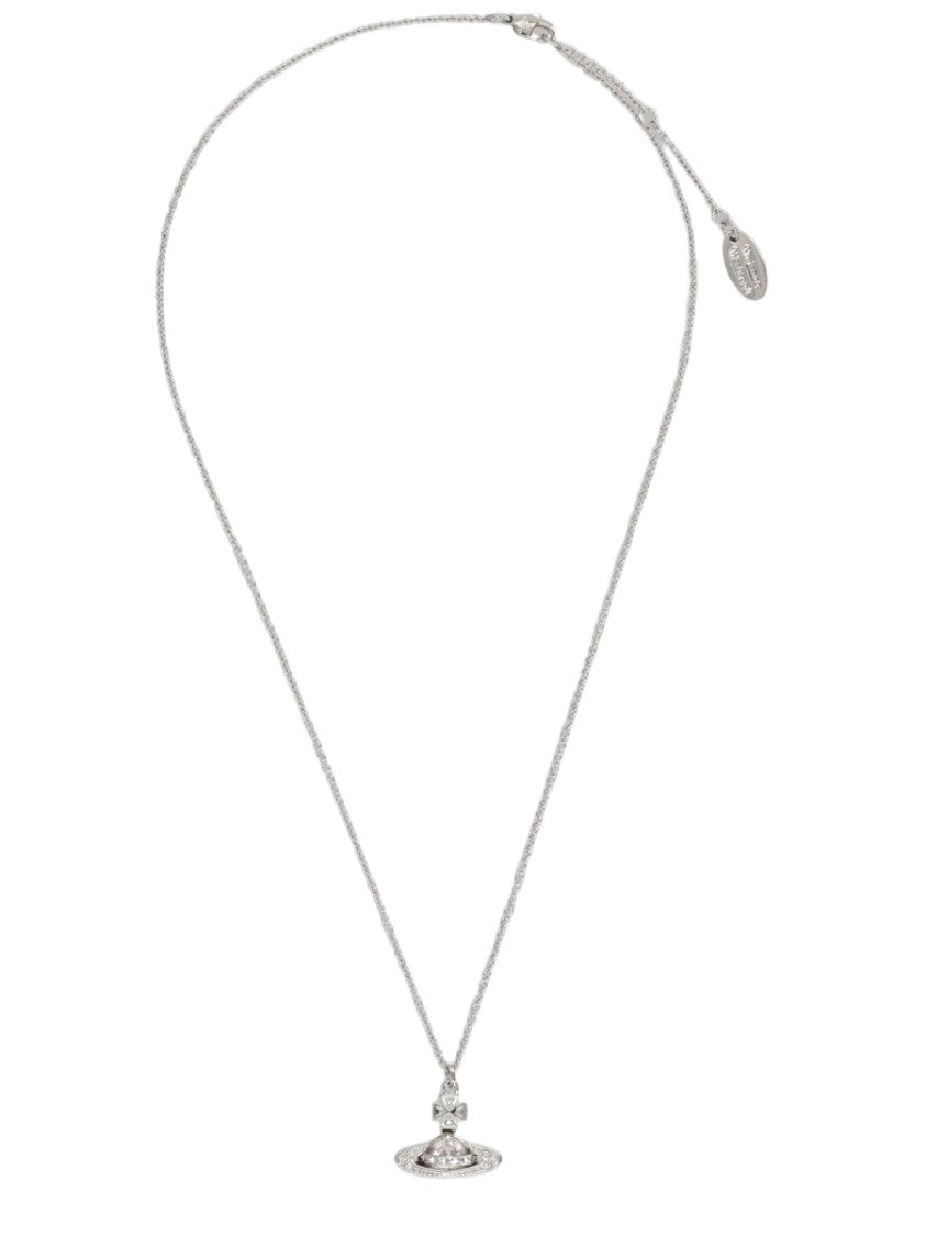Vivienne Westwood Silver Orb Brass Pendant Necklace