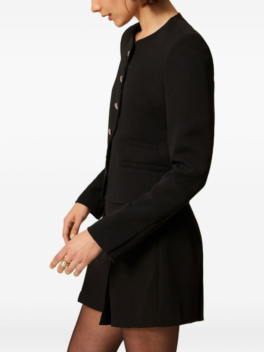 Twin-Set High-Waisted Tailored Shorts