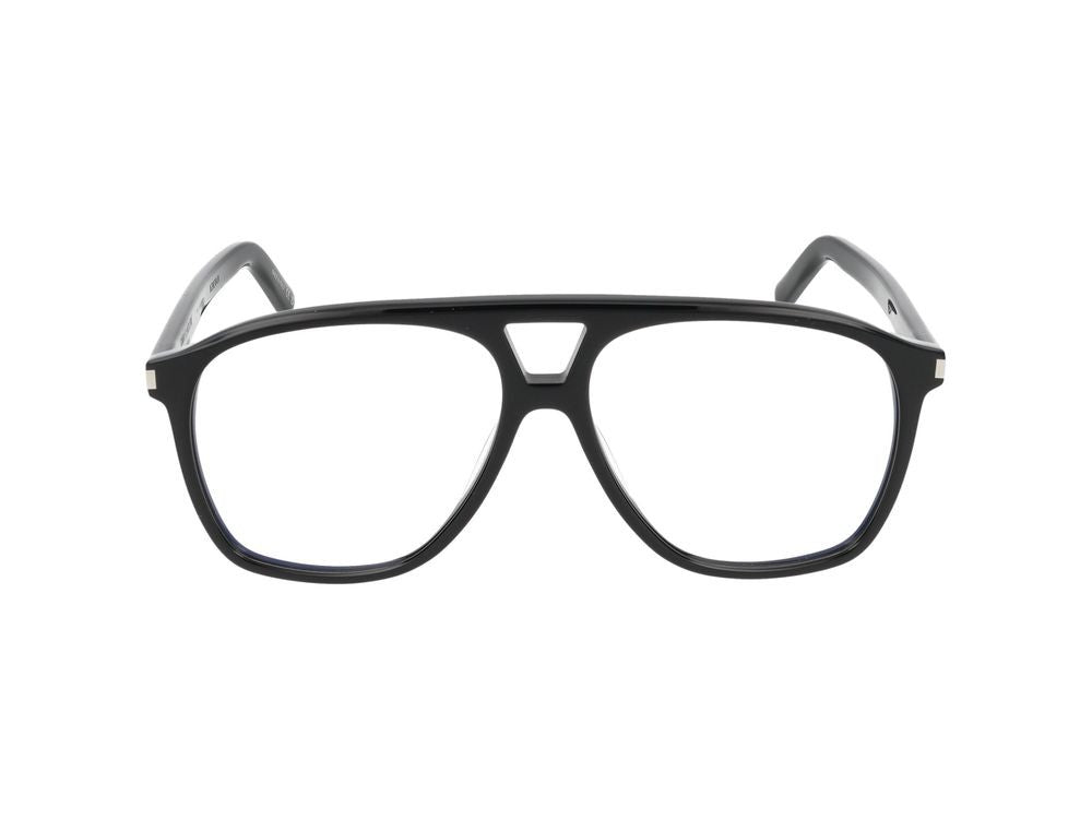 Saint Laurent Eyeglasses Sl 596 Dune Opt 001 Black Black Transparent 58/14/145