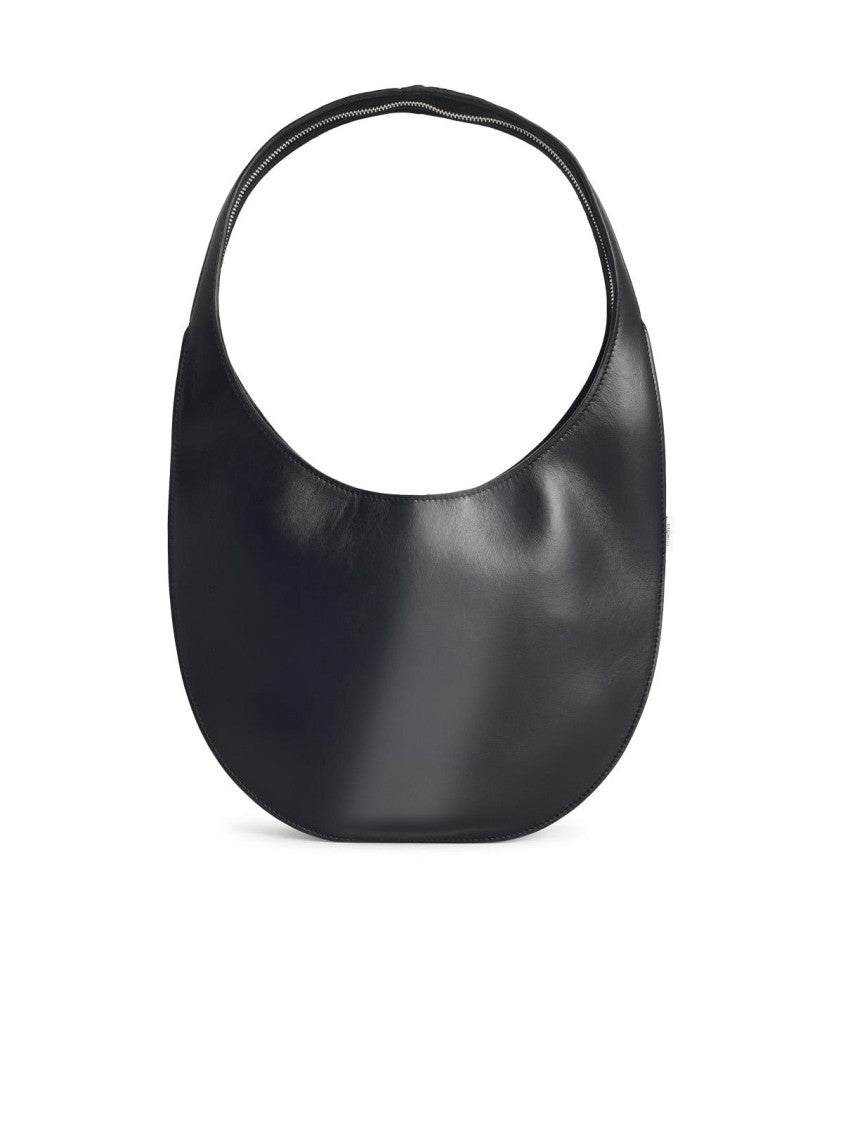 Coperni Medium Soft 'Swipe' Black Leather Bag