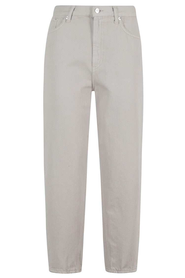 Dondup High-Waisted Tapered Jeans With Five-Pocket Design