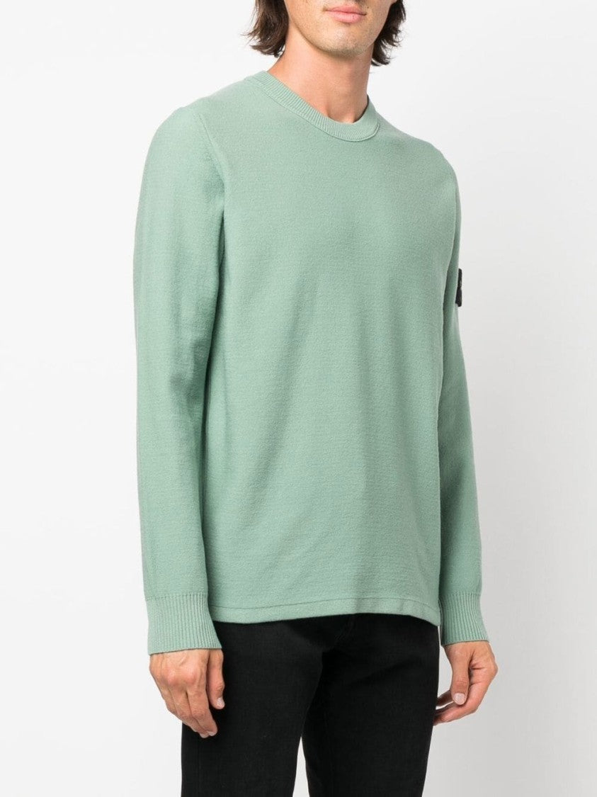 Stone Island Compass-Patch Crewneck Jumper