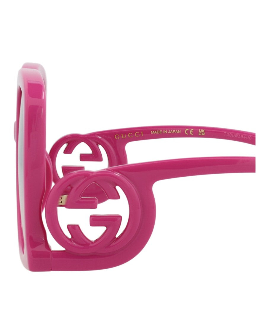 Gucci Square-Frame Injection Sunglasses