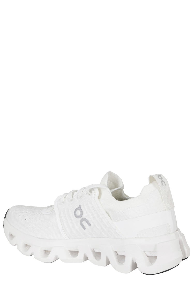 On Running White Cloudswift 4 Mesh Rubber Sole Nylon Sneakers
