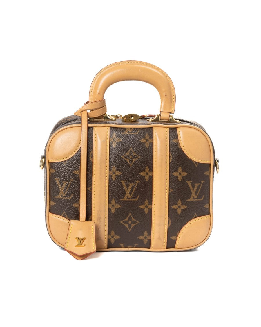 Louis Vuitton Brown Valisette Bb Monogram Canvas Handbag