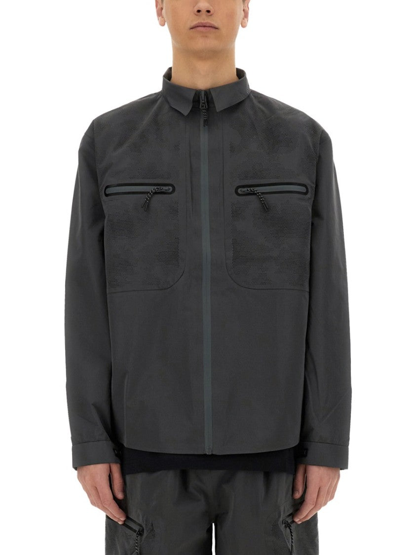 Alpha Industries Laser Cut Shirt With Structured Silhouette