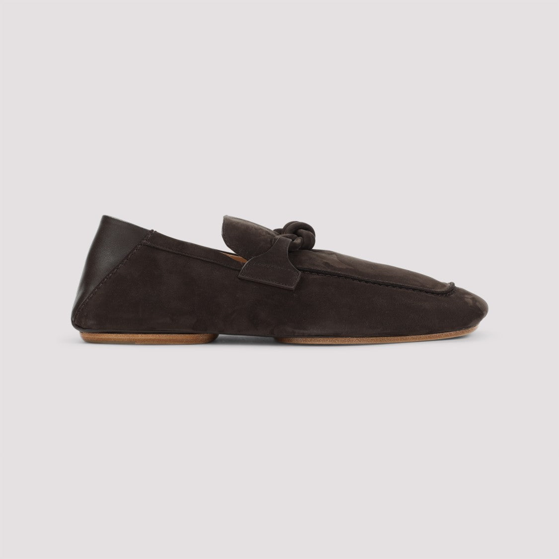 Bottega Veneta Brown Suede Loafers