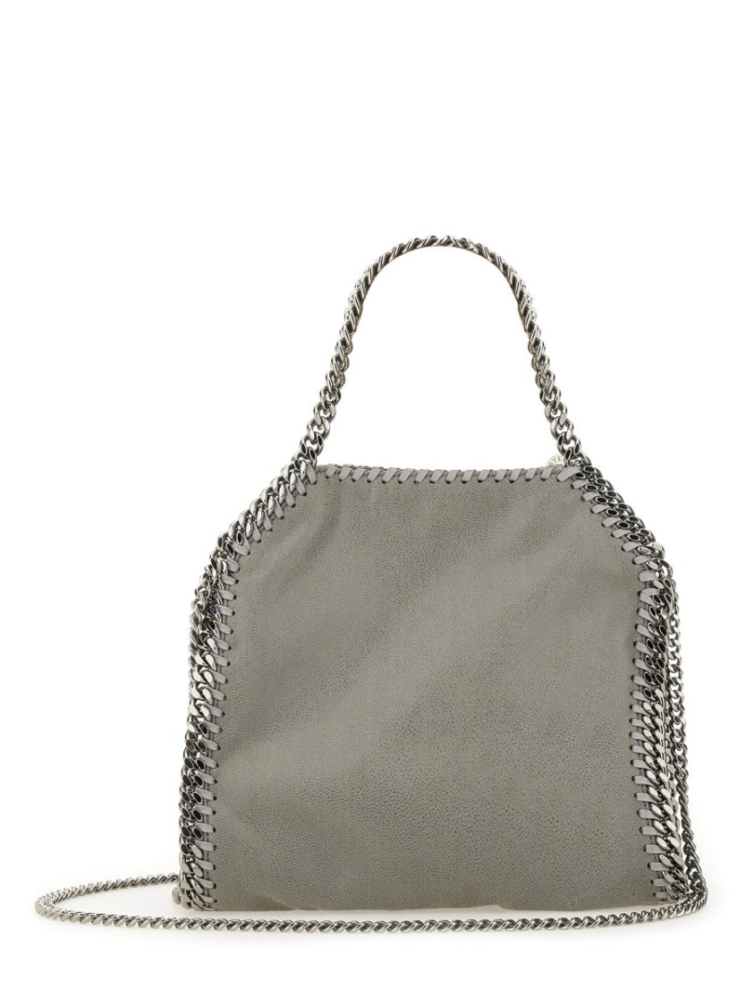 Stella Mccartney Grey Falabella Mini Polyester Suede Tote Bag