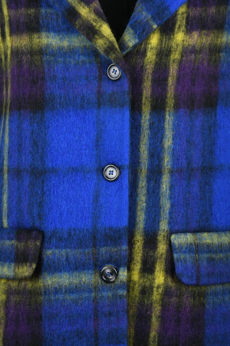Oliver Horigamy Long Coat - Blue