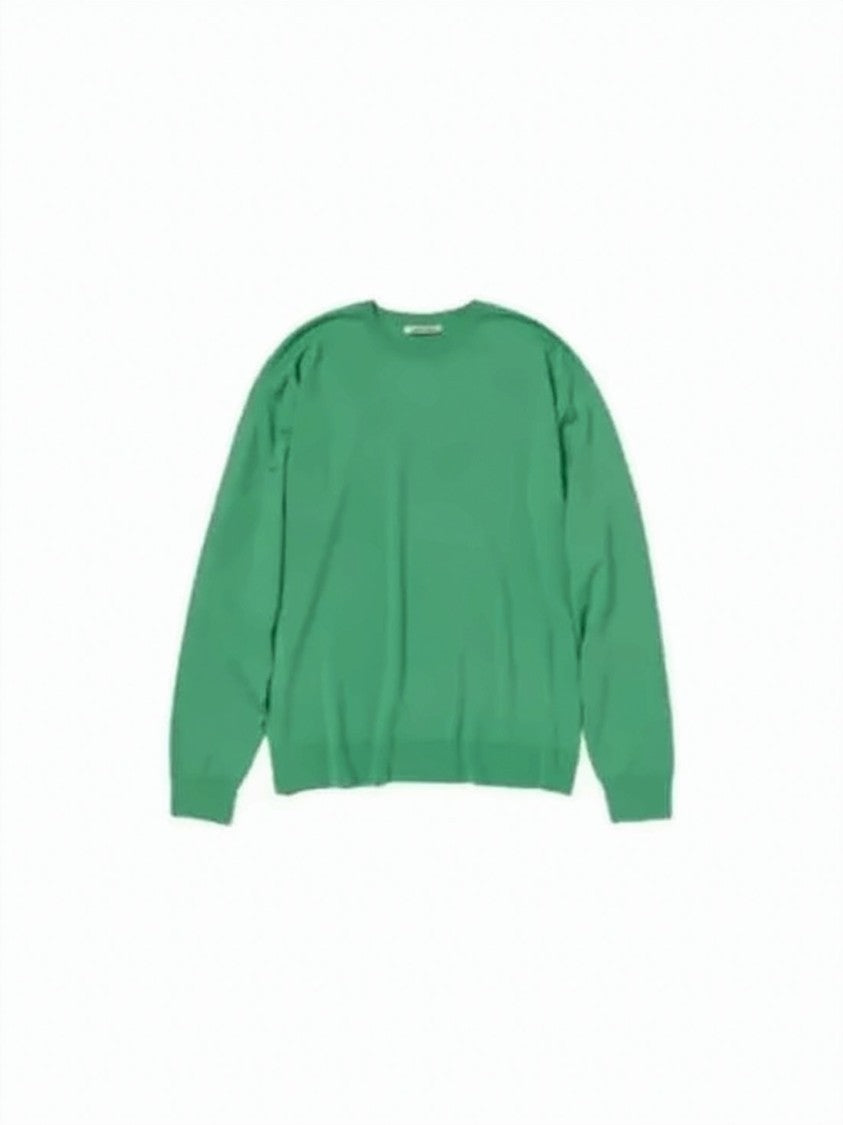 Auralee Relaxed Fit 100% Wool Knit Sweater