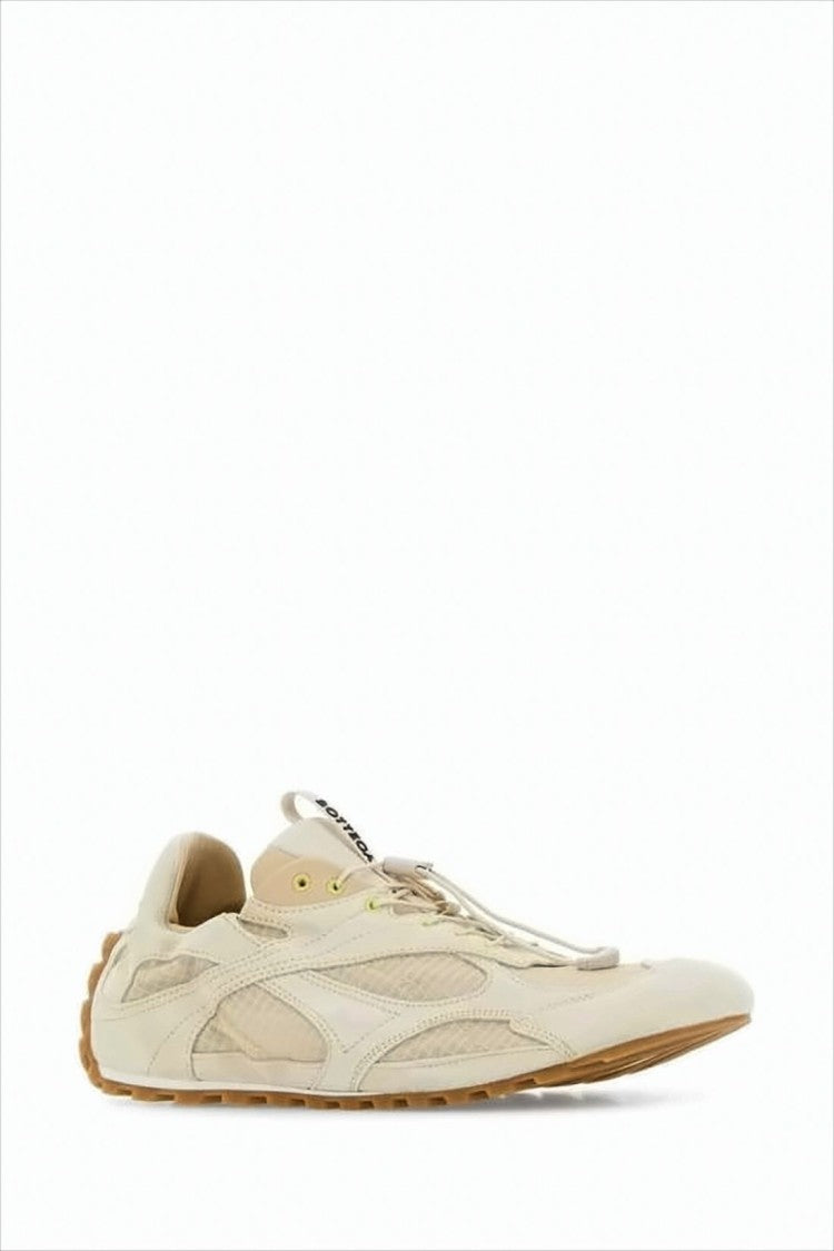 Bottega Veneta Low-Profile Sneakers With Calf Leather And Polyester Mesh