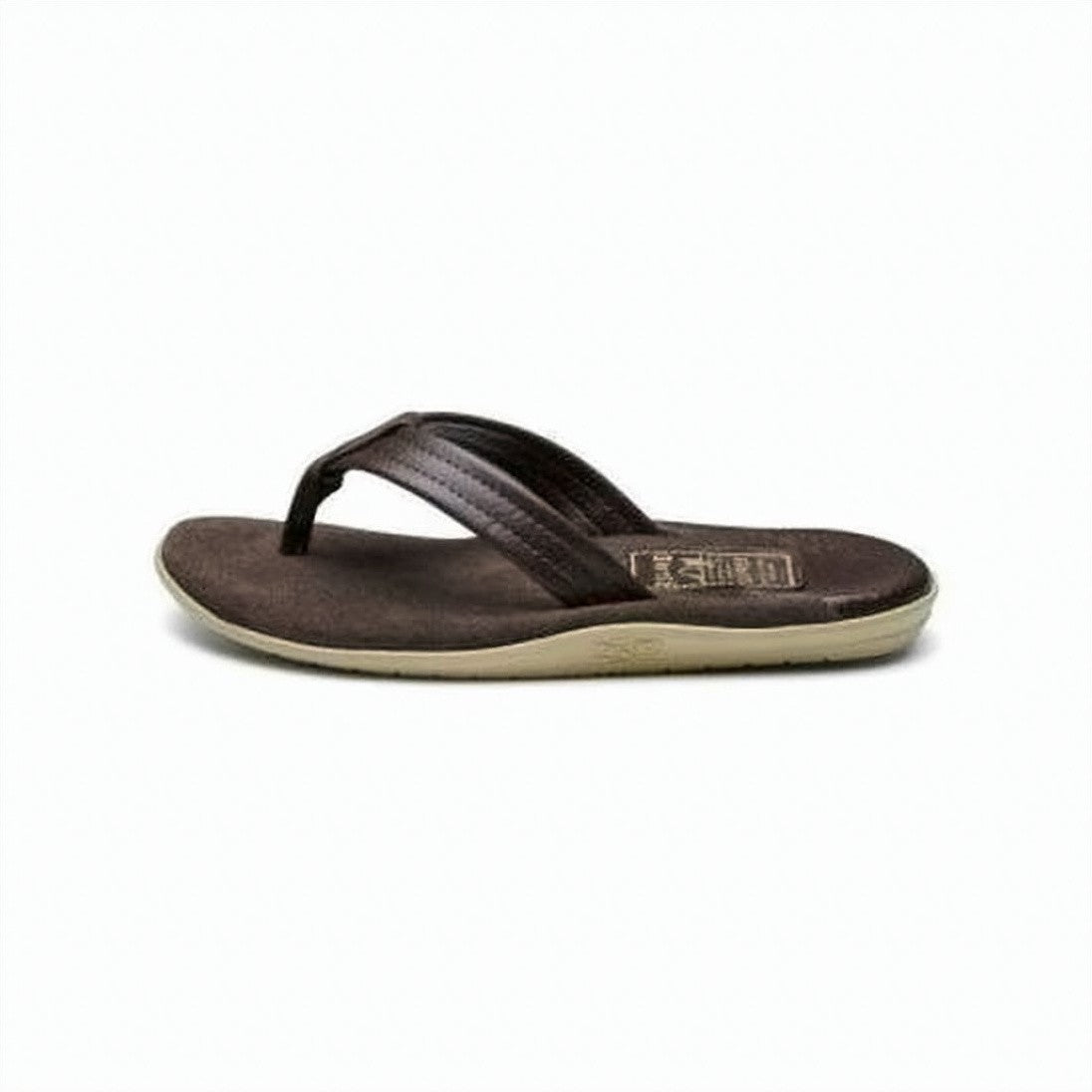 Island Slipper Classic Suede Thong Sandals With Rubber Sole