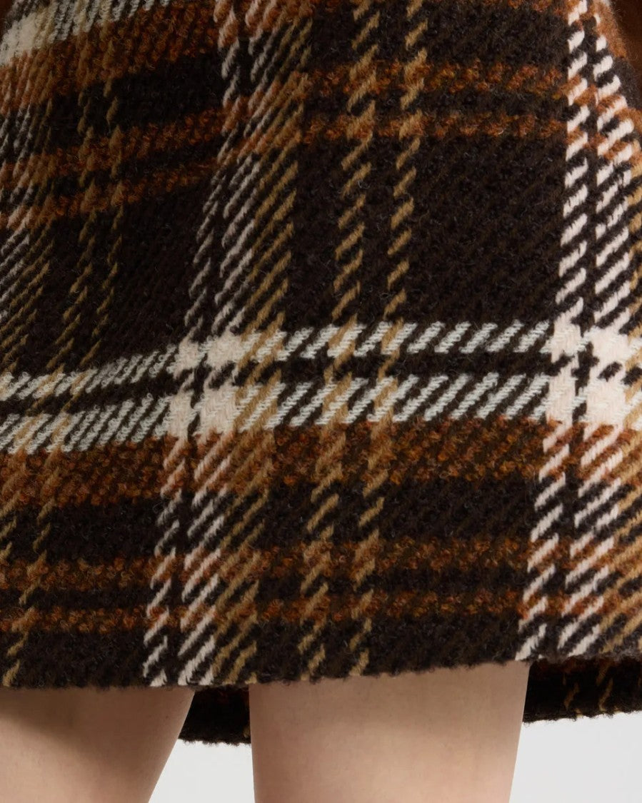 Patou Autumn Virgin Wool Blend Skirt
