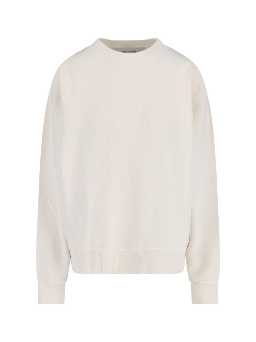 Golden Goose Logo Sweatshirt – White