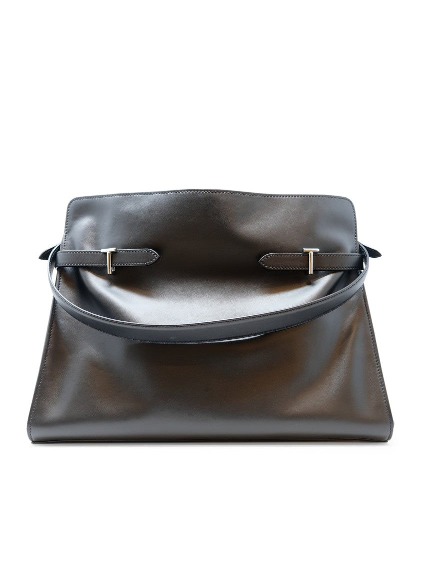 Le Tanneur Black Maxi Shoulder Bag