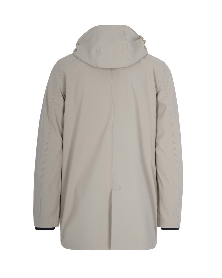 K-Way Giubbino Duke Bonded Beige Cash/Blue Depth