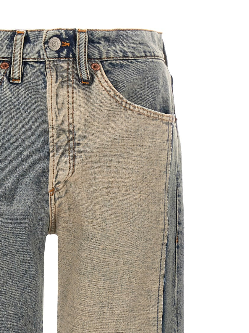 Mm6 By Maison Margiela Visible Stitching Jeans