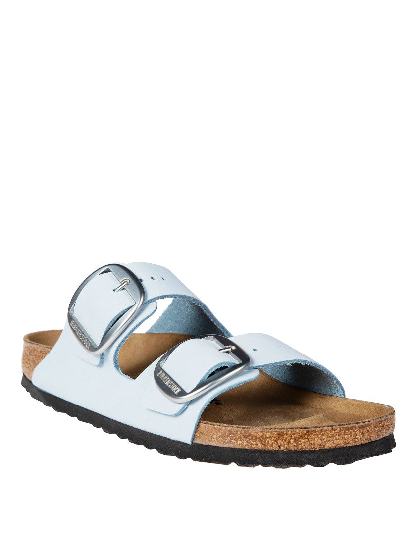 Birkenstock White Arizona Big Buckle Sandals