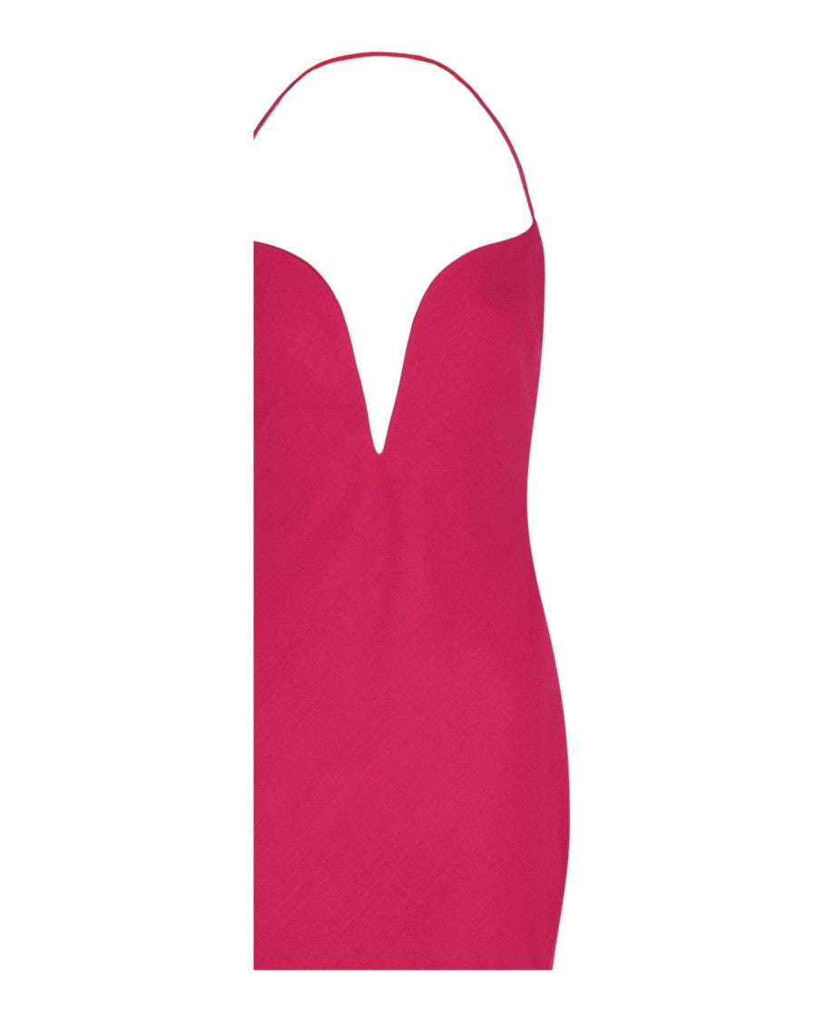 Givenchy Plunging Halter Midi Dress
