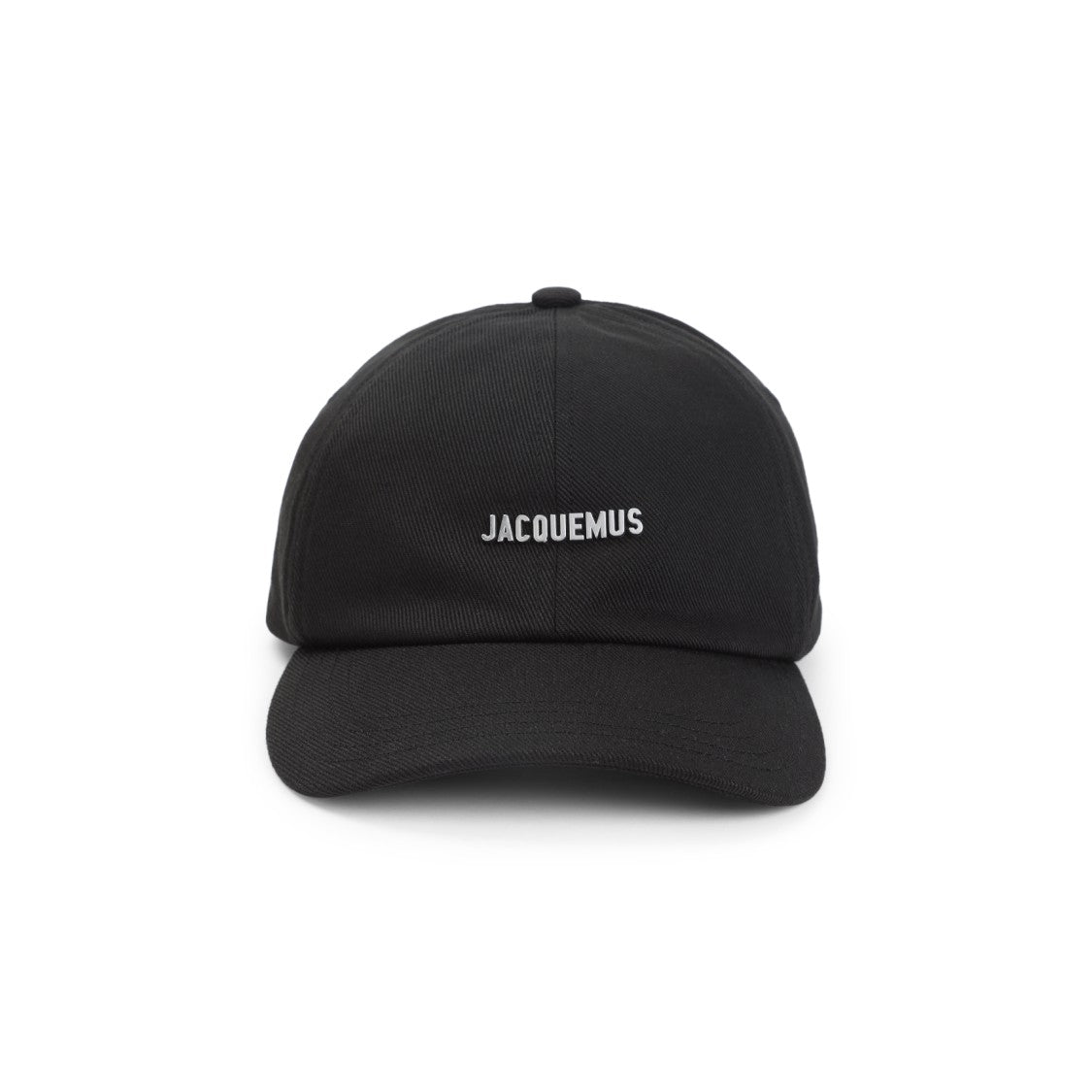 Jacquemus Classic Black Baseball Cap With Curved Brim