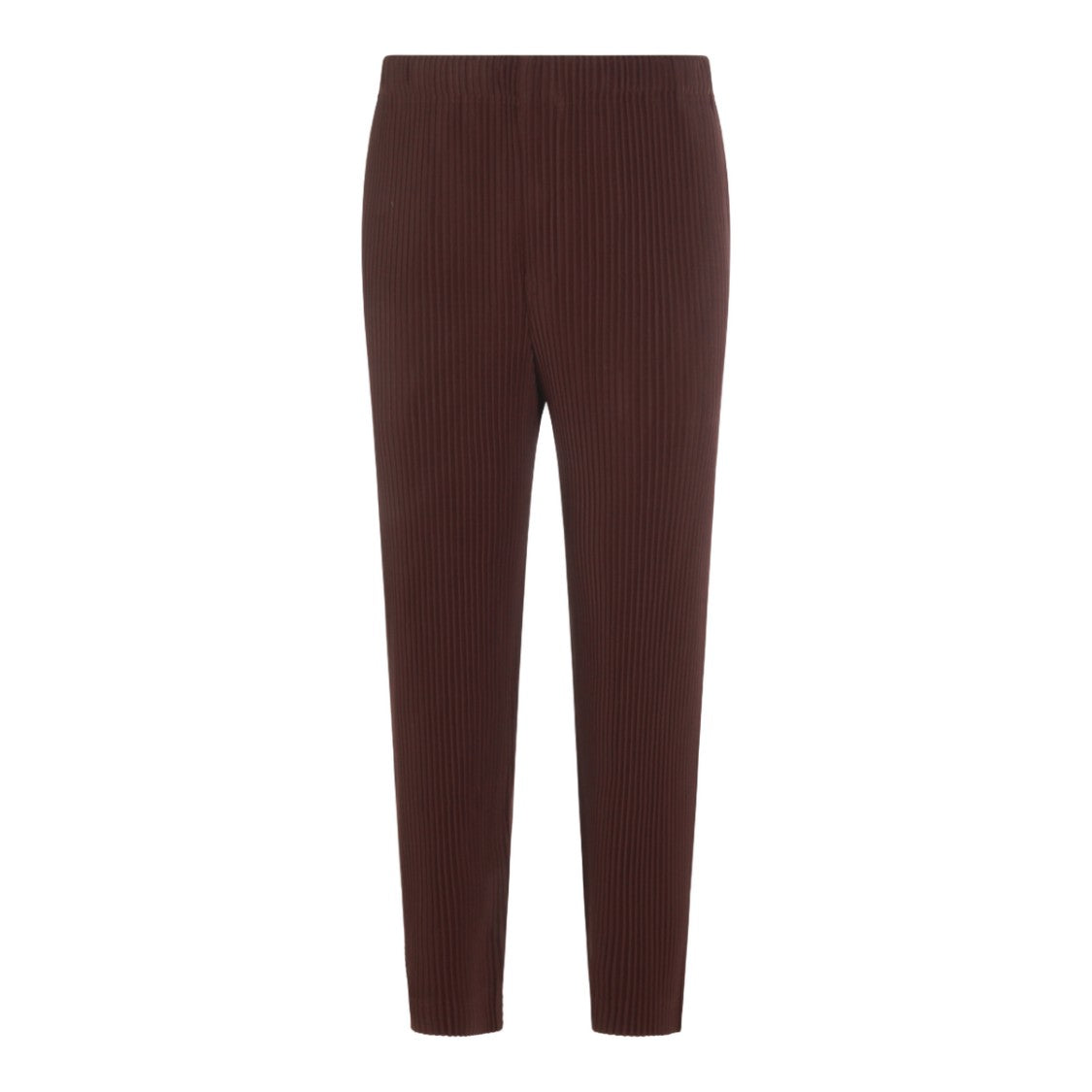 Homme Plissé Issey Miyake Slim Tapered Trousers With High Waist