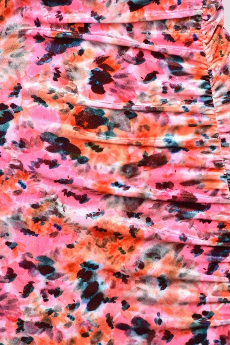 Patrizia Pepe Stretch Velvet Dress Multicolor - Multicolor
