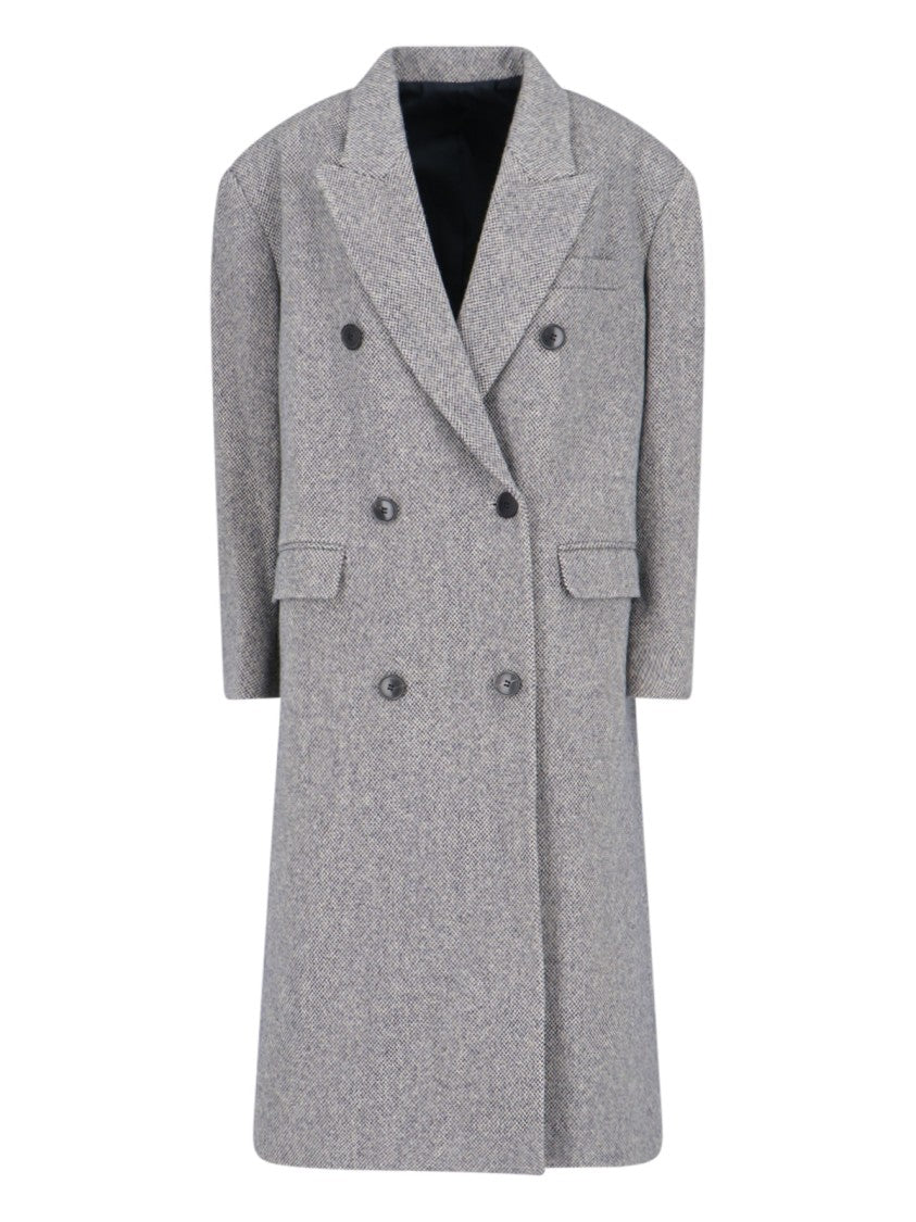 Isabel Marant Étoile Double-Breasted Coat Grey