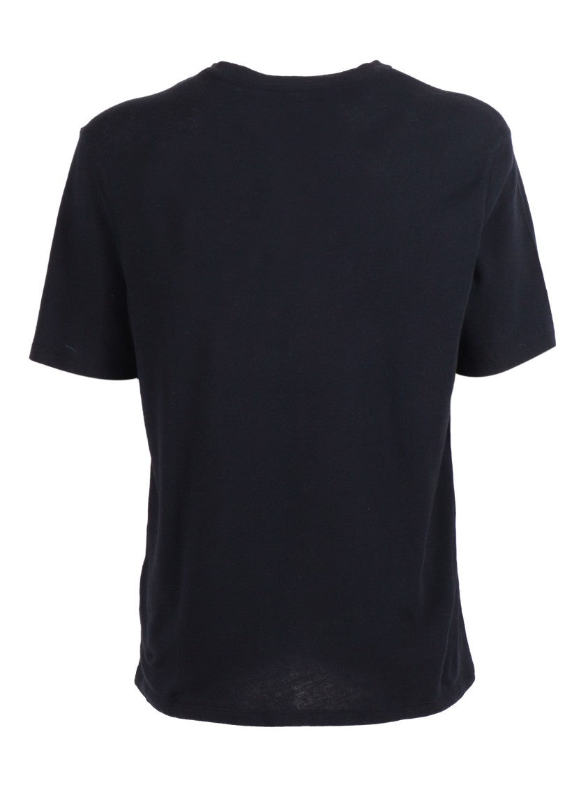 Filatures Du Lion Marine Short Sleeve Crew T-Shirt