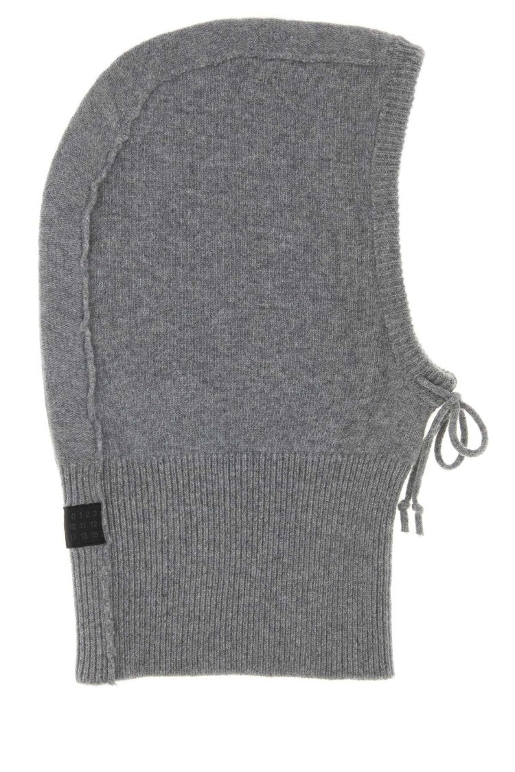 Mm6 By Maison Margiela Grey Wool Blend Balaclava