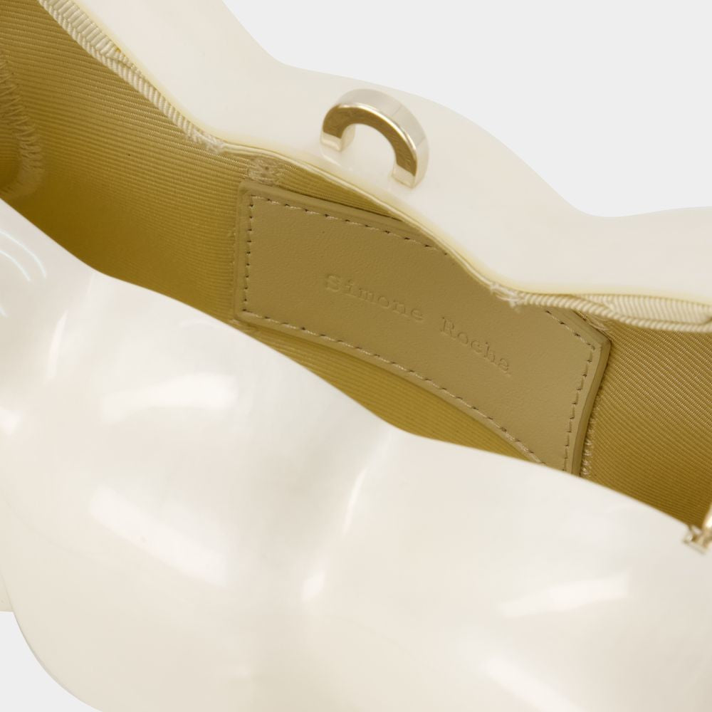 Simone Rocha Bow Bag Crossbody - Leather - Beige